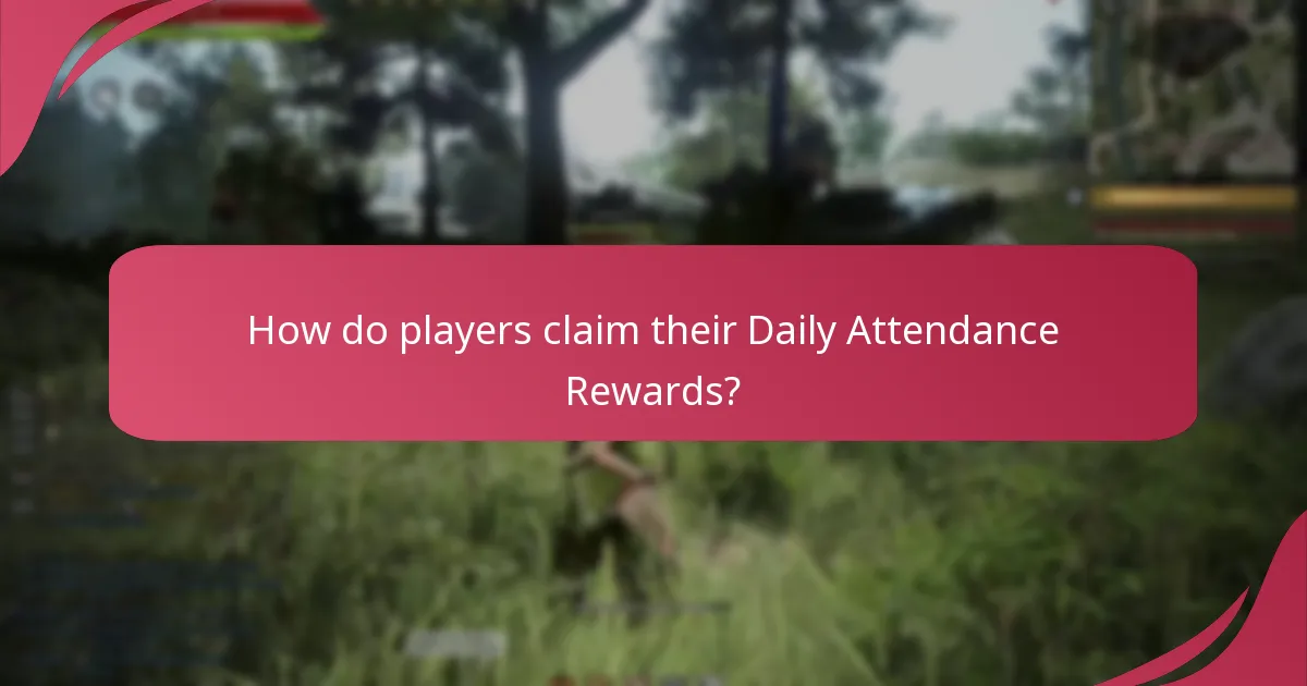 What items can be earned through Daily Attendance Rewards?