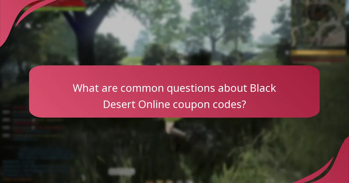 Which coupon codes are currently available for Black Desert Online?